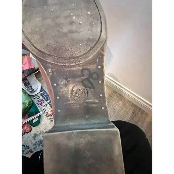 Lucky Brand Brown Leather Knee High Riding Boot Size 11M - Picture 6 of 9